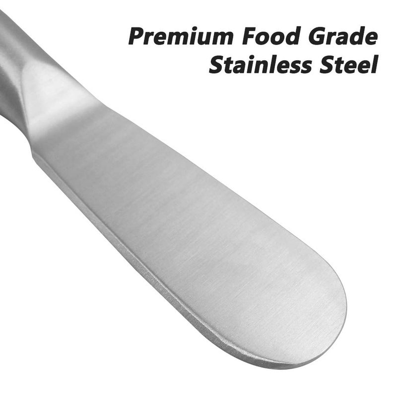findTop 6 Pieces Cheese Spreader Set, findTop Stainless Steel Multipurpose Cheese and Butter Spreader Knives - Image 3